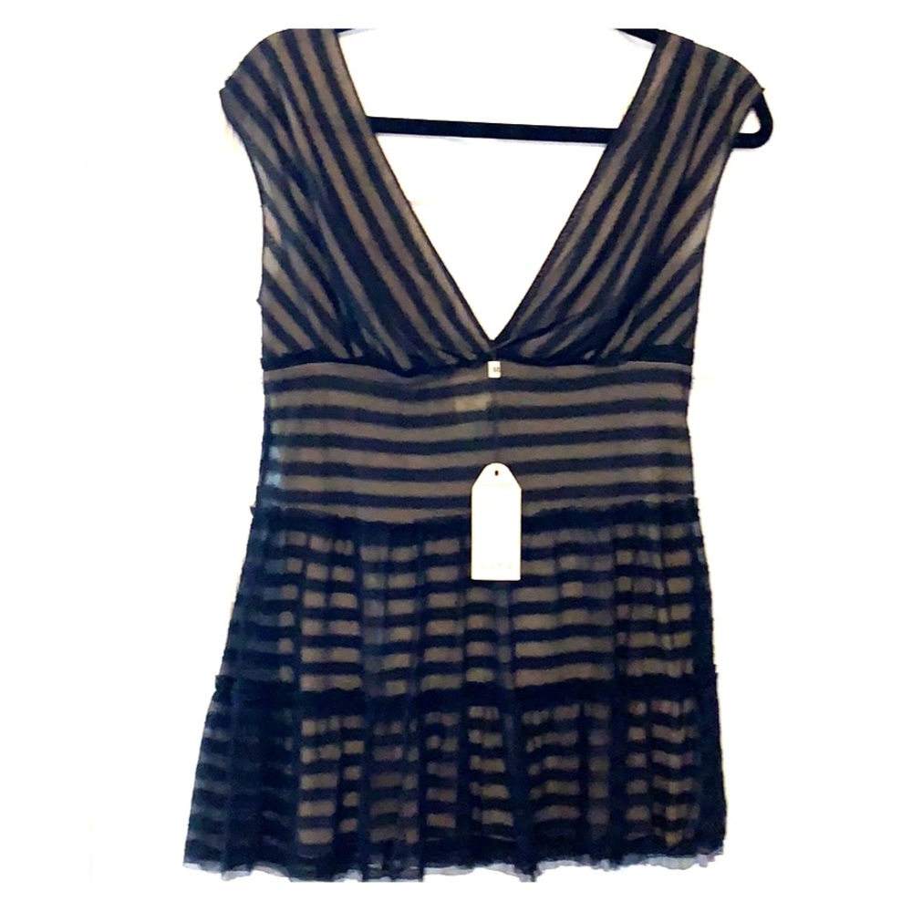 Sheer overlay top